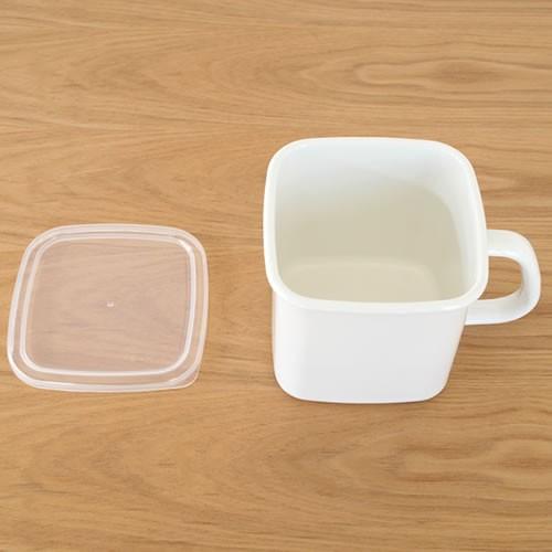 White Series ＼2/25はポイント10倍／ 野田琺瑯 持ち手付 ストッカー