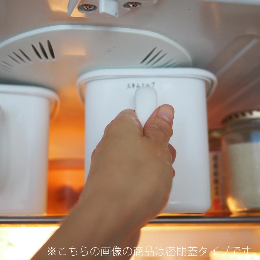 White Series ＼2/25はポイント10倍／ 野田琺瑯 持ち手付 ストッカー