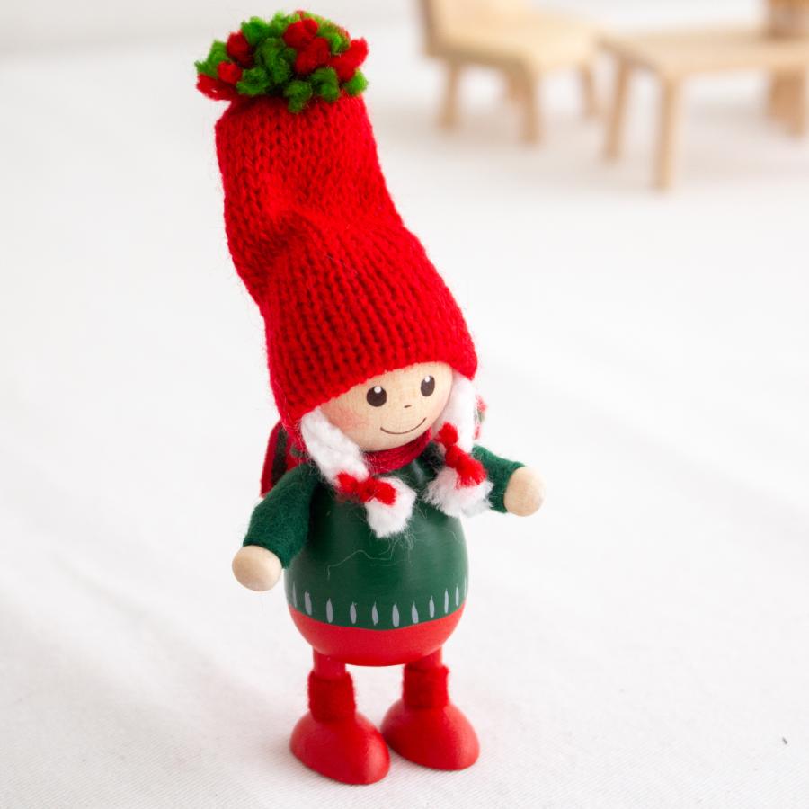 ノルディカニッセ 2点 セット 赤いセーターのふとっちょ男の子 ＋ 緑の