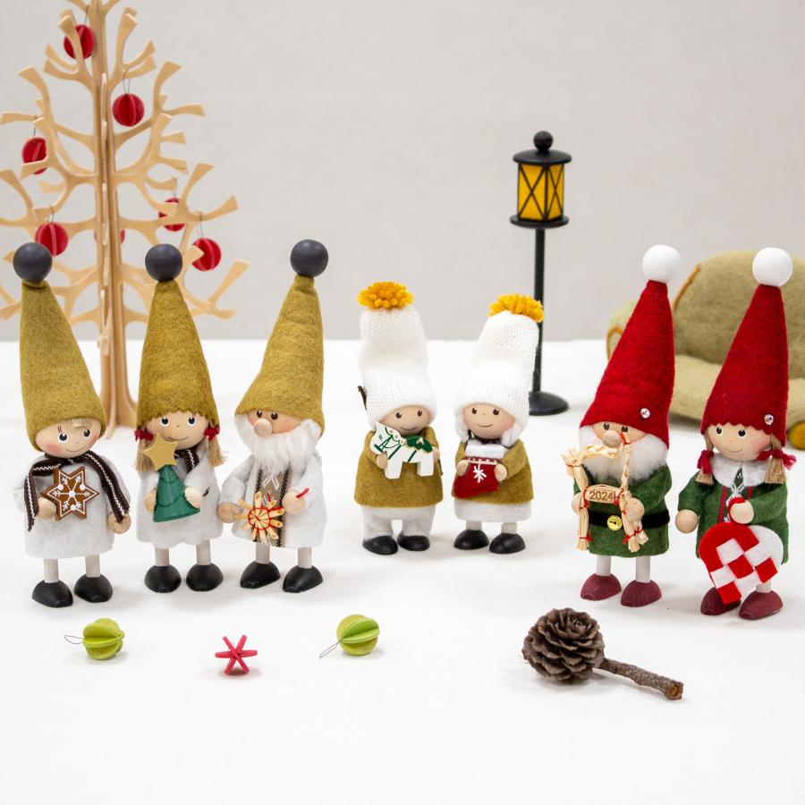 ノルディカニッセ 2点 セット ツリーを持った女の子 ＋ ジンジャー