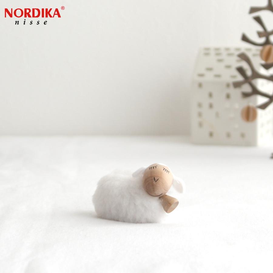 ノルディカニッセ 白羊 中 NORDIKA nisse クリスマス 雑貨 木製 人形