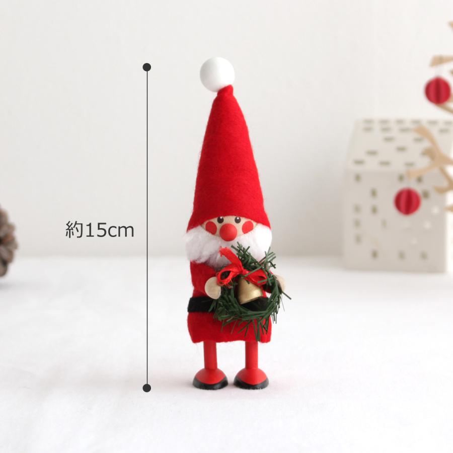 今季完売】ノルディカニッセ リースを持ったサンタ フェルトシリーズ