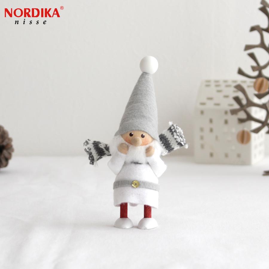 今季完売 ノルディカニッセ 評価 スカーフサンタ セール サイレントナイトシリーズ NORDIKA nisse 木製 北欧 NRD120636 雑貨 クリスマス