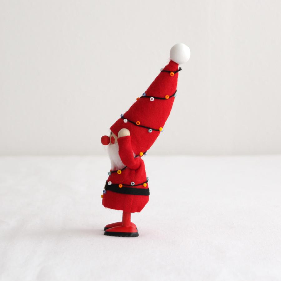 ノルディカニッセ 電飾にからまるサンタ フェルトシリーズ 赤 NORDIKA