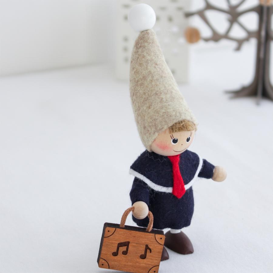 【今季完売】ノルディカニッセ バッグを持った男の子 ハーモニー シリーズ NORDIKA nisse クリスマス 雑貨 木製 人形 北欧 NRD120713｜favoritestyle｜08