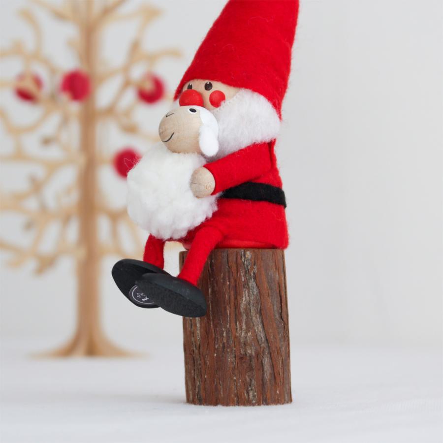 今季完売】ノルディカニッセ 丸太台 ハイタイプ お座り人形用 台座