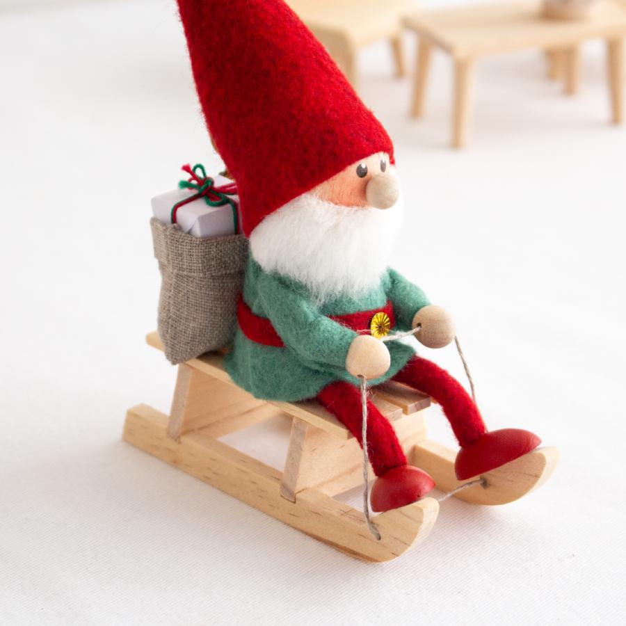 ノルディカニッセ そりに乗ったサンタ Joy to the world NORDIKA nisse