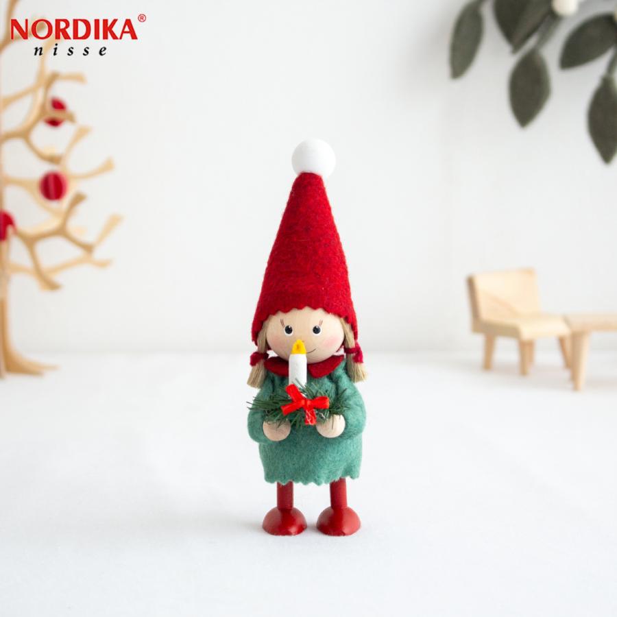 今季完売】ノルディカニッセ キャンドルを持った女の子 Joy to the