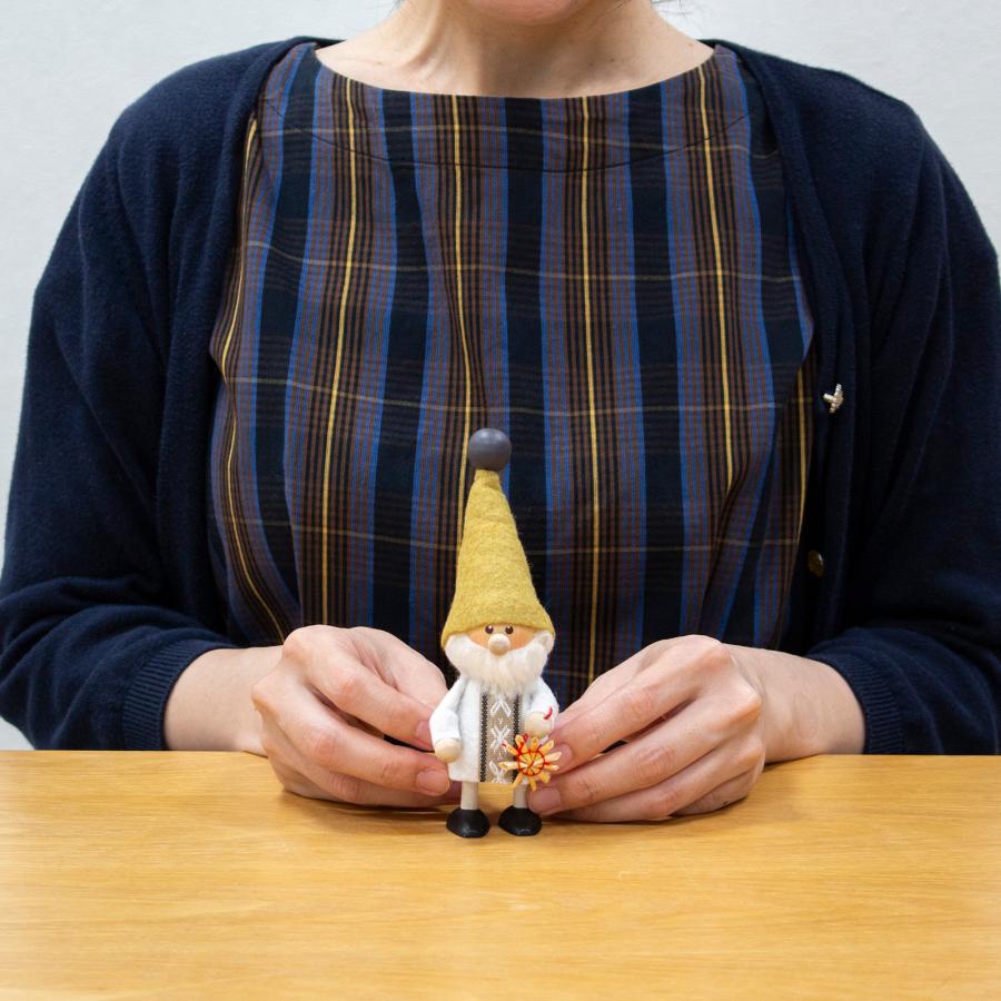 今季完売】ノルディカニッセ ストローオーナメントを持ったサンタ Jule