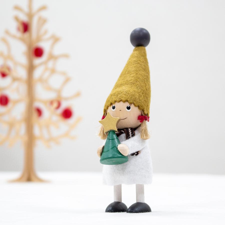ノルディカニッセ ツリーを持った女の子 Jule Hygge NORDIKA nisse