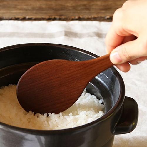 ＼6/11はポイント10倍／ かもしか道具店 ごはんのしゃもじ 日本製 木製 抗菌炭化木 しゃもじ | かもしか道具店 | 01