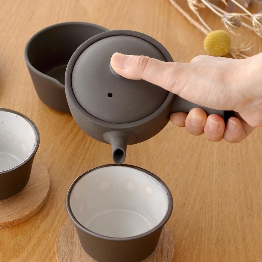 かもしか道具店 急須 直 150 茶時間 日本製 萬古焼 陶器 茶器