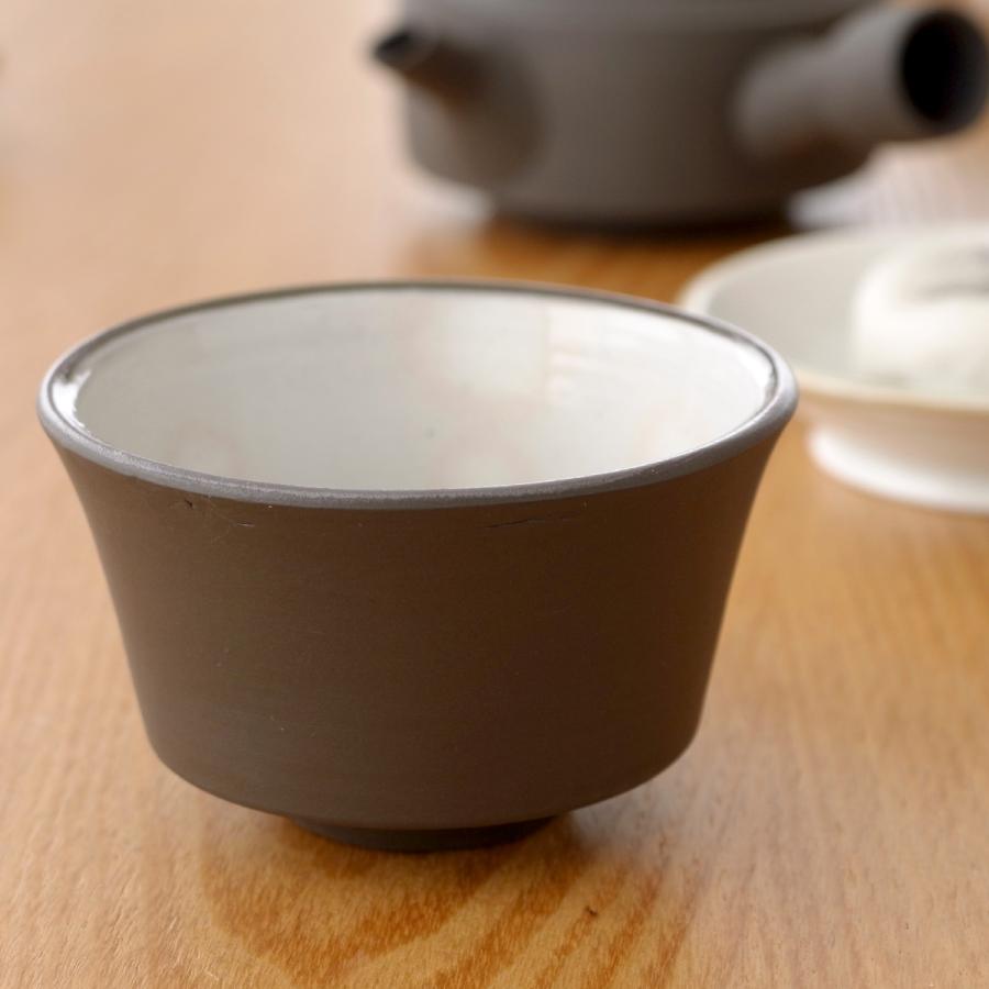 かもしか道具店 煎茶碗 直 湯呑 湯のみ 茶時間 日本製 萬古焼 陶器