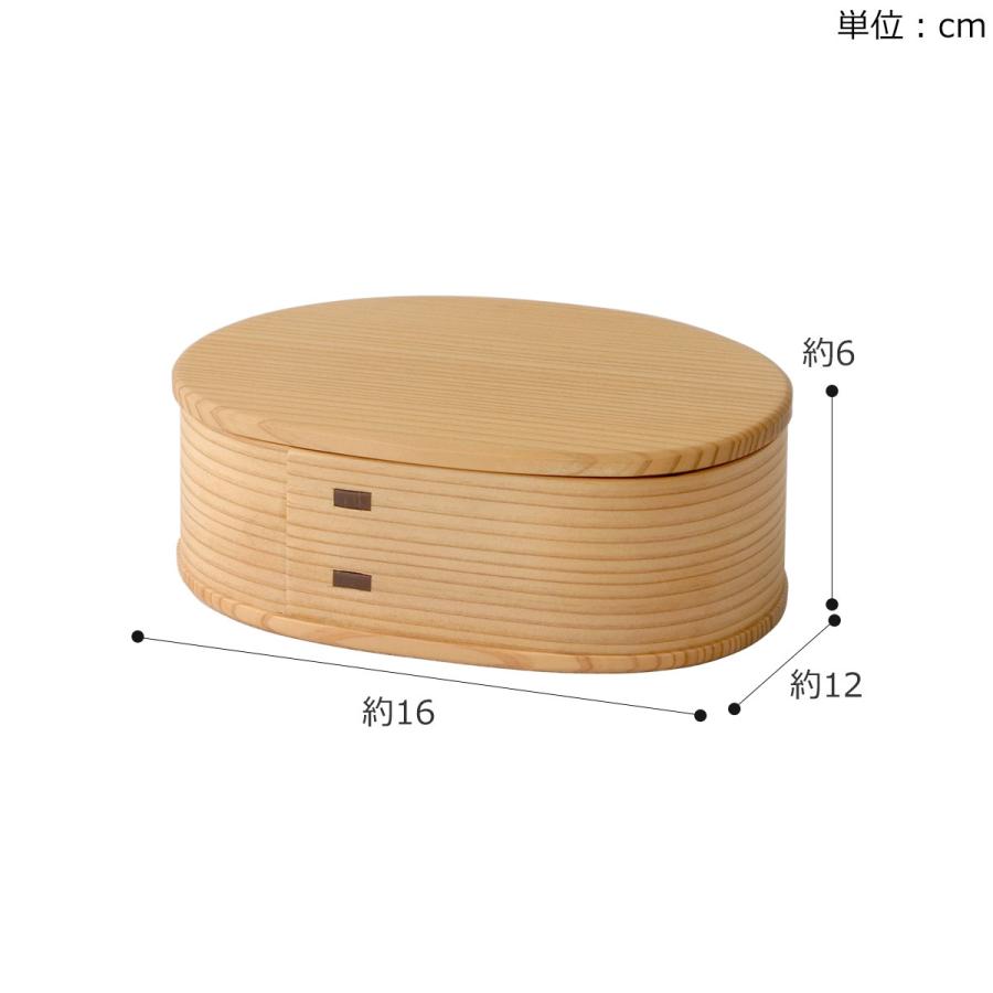 お弁当箱 曲げわっぱ いろどり弁当箱 大 600ml 板蓋 りょうび庵 日本製