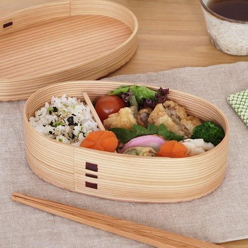 お弁当箱 曲げわっぱ こばん弁当箱 中 560ml かぶせ蓋 りょうび庵 日本