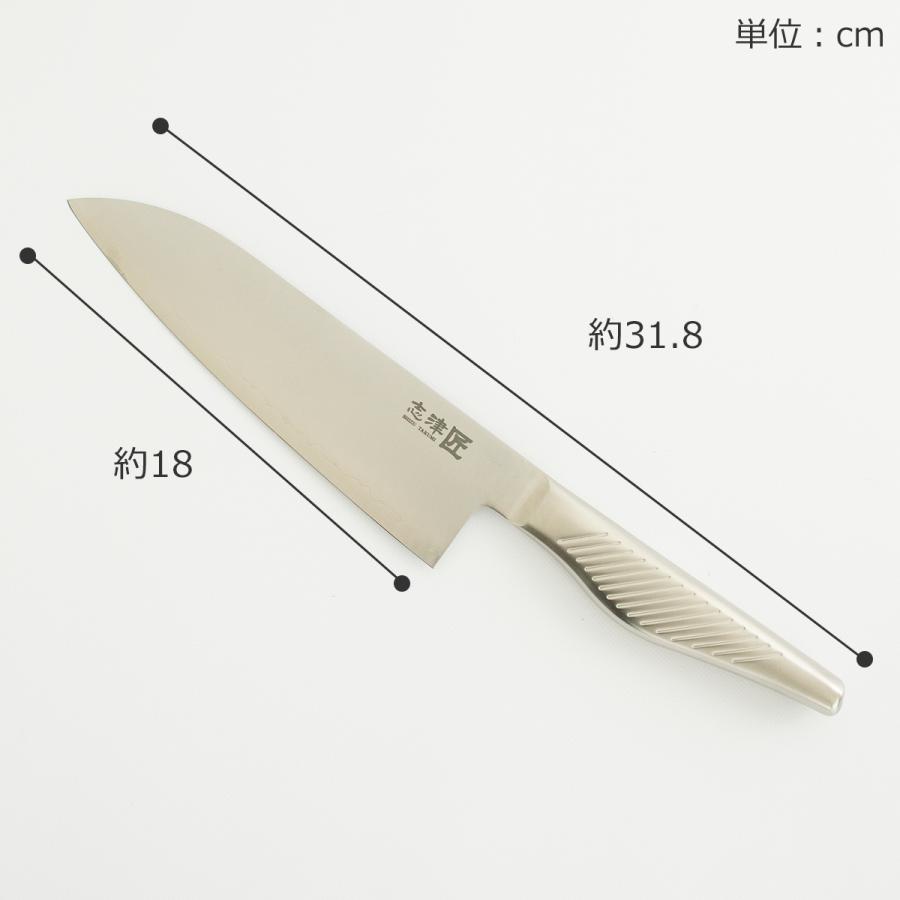 ＼6/5-7はポイント10倍／ 三徳包丁 18 cm 日本製 ステンレス 三層鋼 包丁 Shikisai 京 三徳 志津刃物製作所_5