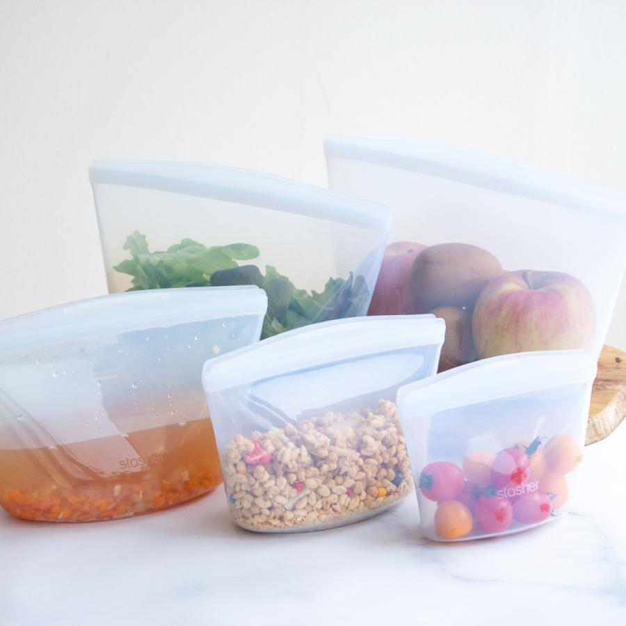 【スタッシャー】ボウル 5個 【stasher】 プラスチックフリーの保存容器】stasher（スタッシャー） ボウル