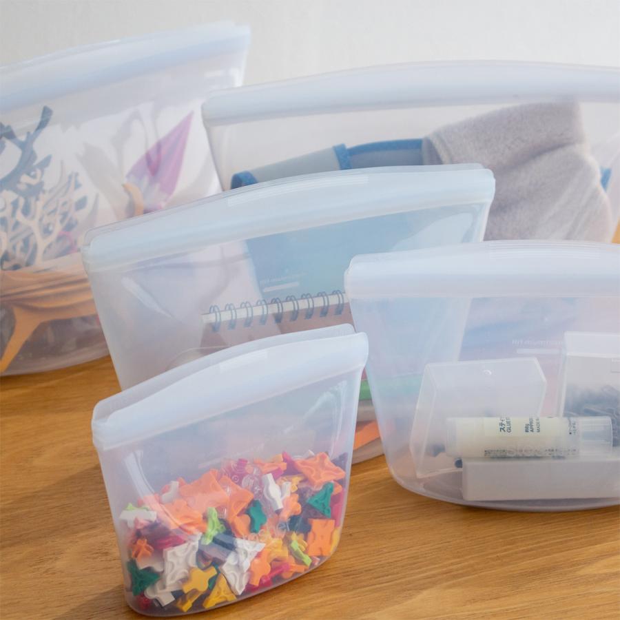 stasher スタッシャー シリコンバッグ ボウル LL 1.89L クリア 保存