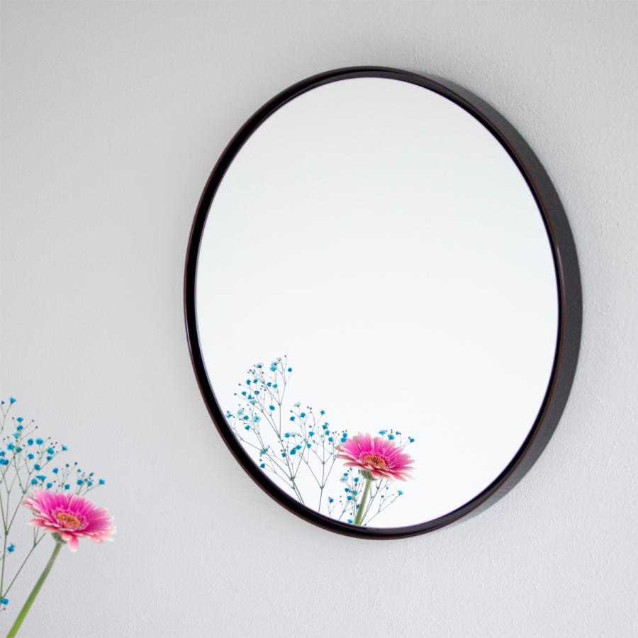 素晴らしい品質 鏡 壁掛け ミラー 丸 ウォールミラー 木製 フレーム 漆 漆塗り SEKISAKA セキサカ TRACE Maru mirror Aka-tama 41.5cm 日本製