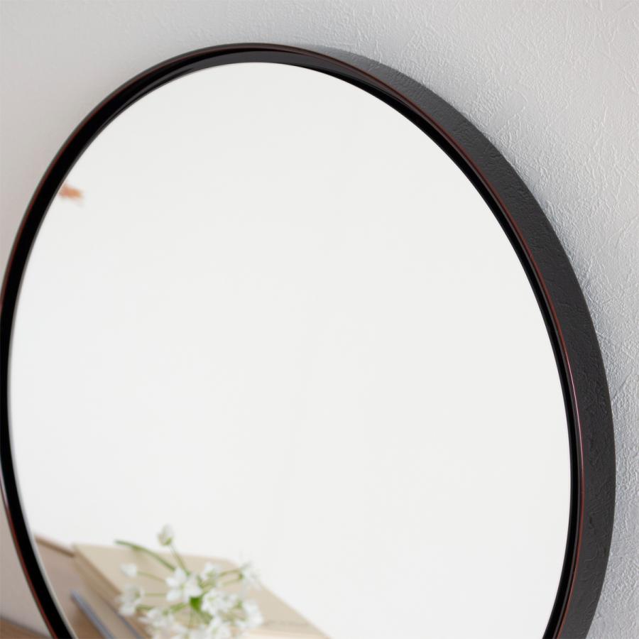 素晴らしい品質 鏡 壁掛け ミラー 丸 ウォールミラー 木製 フレーム 漆 漆塗り SEKISAKA セキサカ TRACE Maru mirror Aka-tama 41.5cm 日本製
