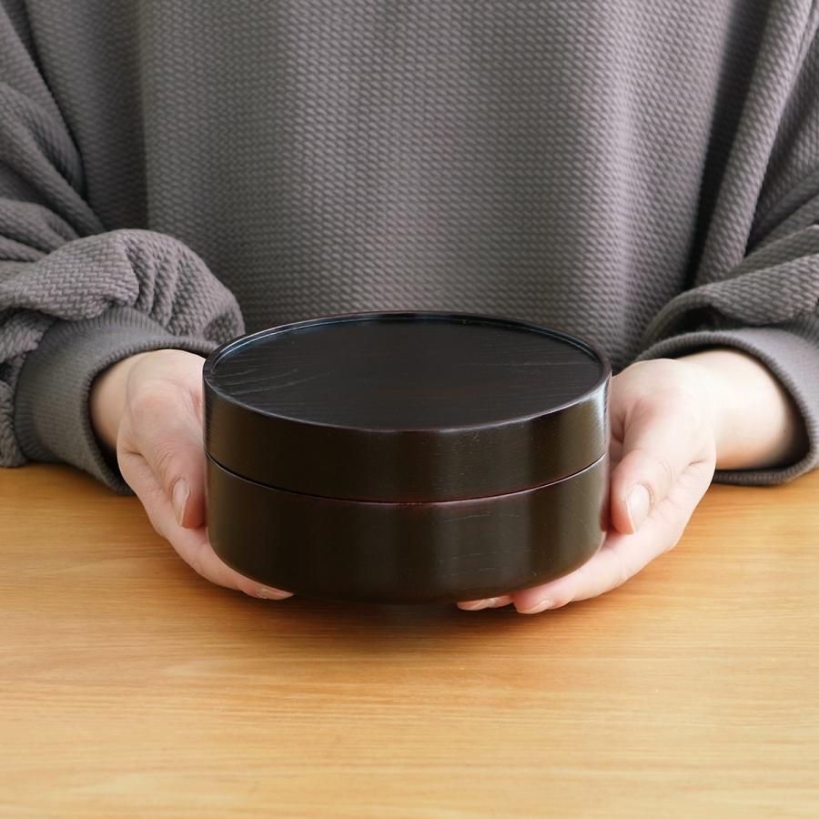 11/22・23はポイント10倍／ 畑漆器店 SOJI hako 漆 M 13.5cm col. 弁当