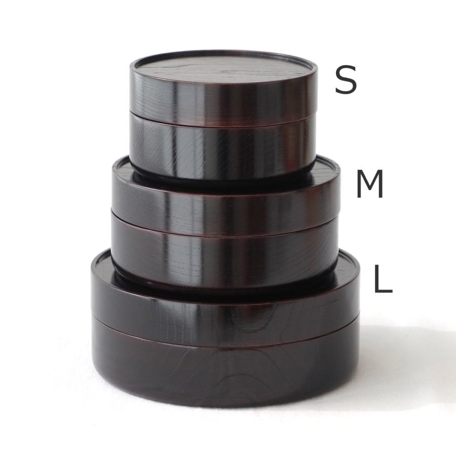 畑漆器店 SOJI hako 漆 M 13.5cm col. 弁当箱 木製 日本製 漆器 ランチ