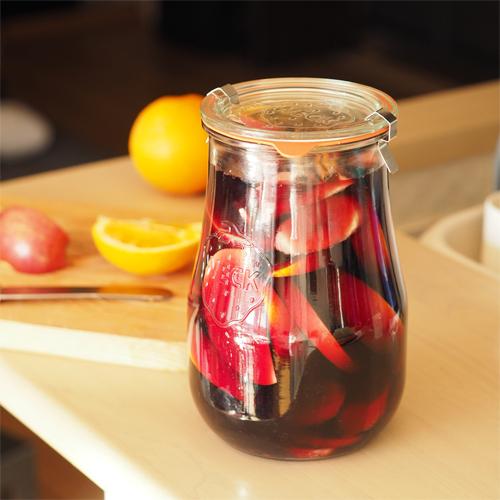 WECK（ウェック） ゴムパッキン ＆ クリップ セット L 密閉保存 煮沸