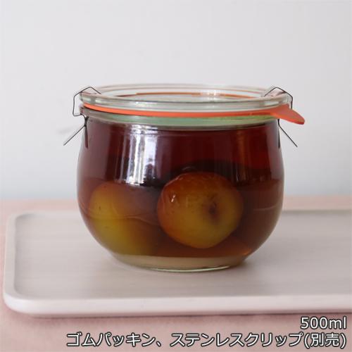 WECK（ウェック） キャニスター セット チューリップシェイプ 370ml 6