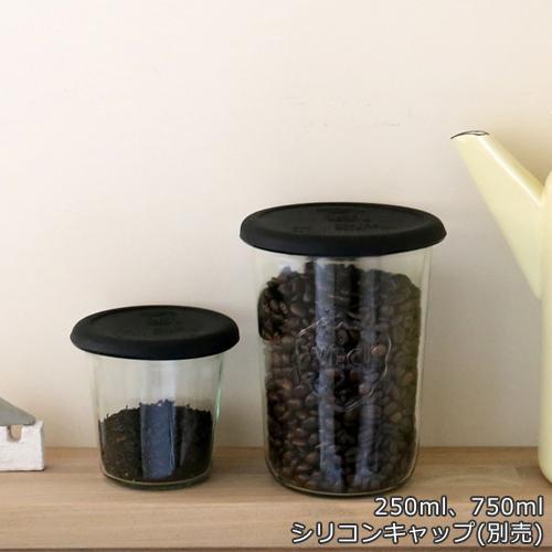 WECK（ウェック） キャニスター セット モールドシェイプ 250ml 6個