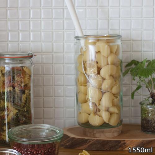 WECK 【取扱終了】WECK キャニスター セット ストレート 1000ml 6個