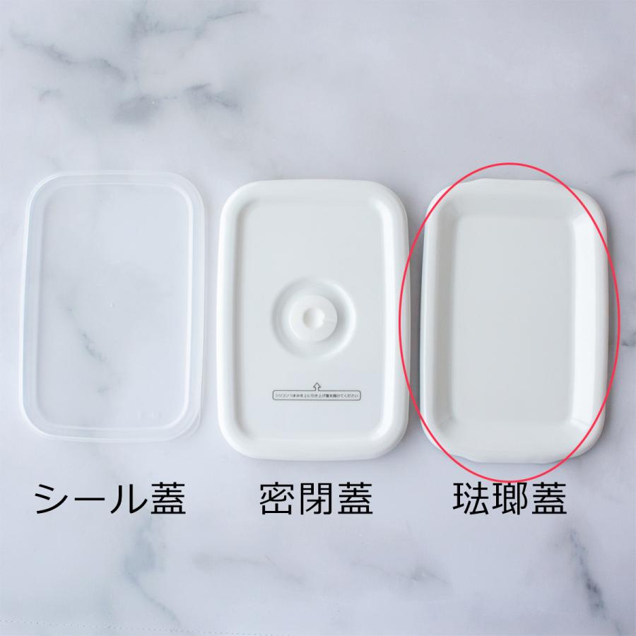 野田琺瑯　保存容器10点セット White Series ＼GW限定ポイント10倍／ 野田琺瑯 レクタングル 深型 M