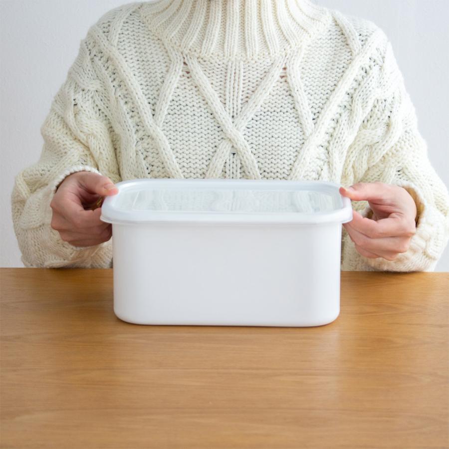 White Series ＼クーポン対象 12/16 10:59迄／ 野田琺瑯 レクタングル