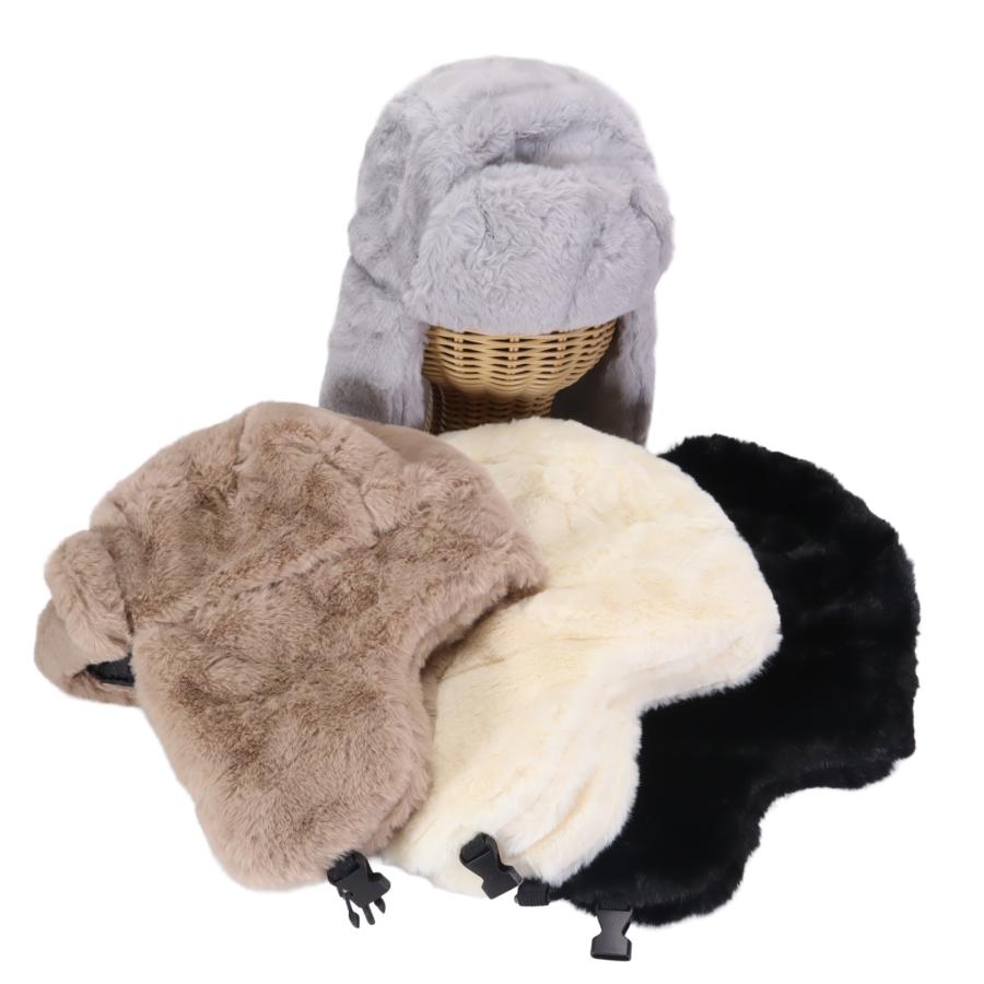 connect フェイクファーアビエーター 帽子 メンズ ユニセックス