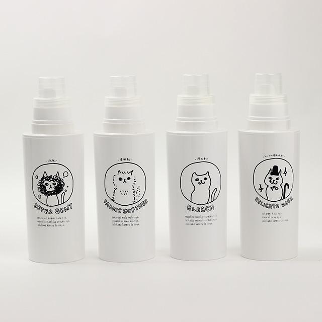 ネコランドリー＆クリーニング ディスペンサー 500ml(洗剤 ボトル 白