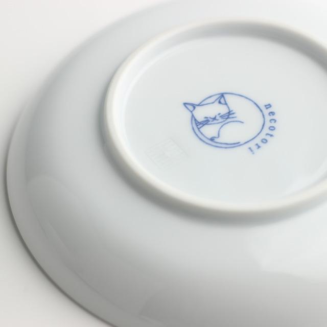 neco皿 ねこざら 5枚 木箱セット 303302B500(猫 皿 磁器 猫柄 ねこ柄