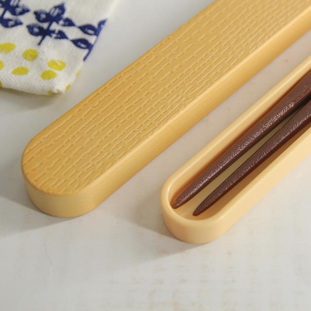 BISQUE わっぱ 箸＆箸ケース(箸箱セット 弁当 大人 食洗機対応 日本製