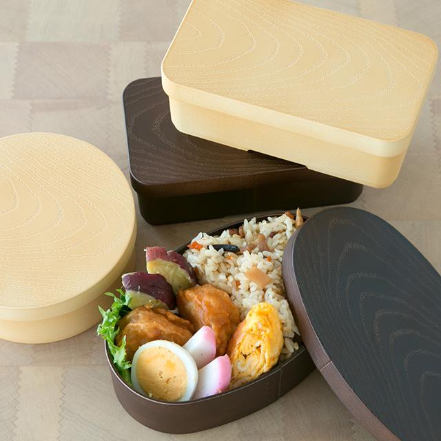 BISQUE わっぱ 箸＆箸ケース(箸箱セット 弁当 大人 食洗機対応 日本製