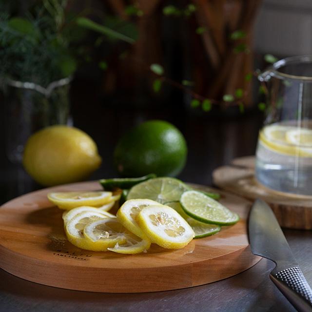 SALIU 山桜 丸まないた 23 31662(まな板 おしゃれ 木製 丸 木