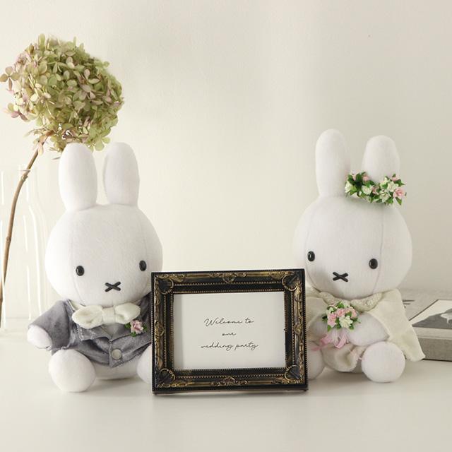 ミッフィー ウェディングドール 669990(ぬいぐるみ 結婚式 受付 うさぎ