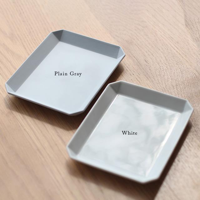 1616/ arita japan TYスクエアプレート（グレー）4枚セット 1616 / arita japan 1616/arita japan TY Square Plate Plain Gray 200