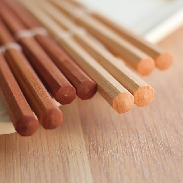 Chopstick hachikaku 八角箸 R-25(箸 おしゃれ 木製 お箸 ナチュラル
