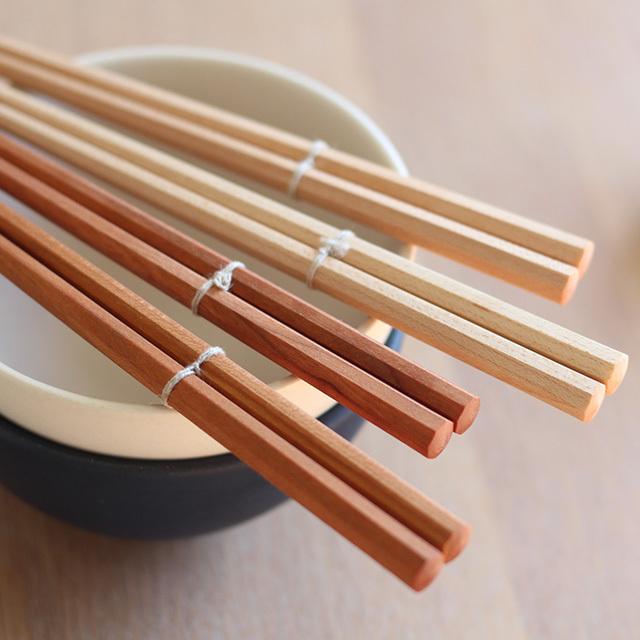 Chopstick hachikaku 八角箸 R-25(箸 おしゃれ 木製 お箸 ナチュラル