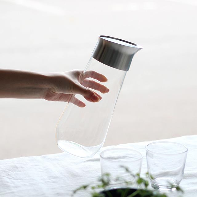 KINTO キントー LUCE ウォーターカラフェ 1L 29556(カラフェ 麦茶ポット 耐熱 耐熱ガラス ガラス ピッチャー 冷水筒 冷水ポット 水差し おしゃれ 麦茶入れ)