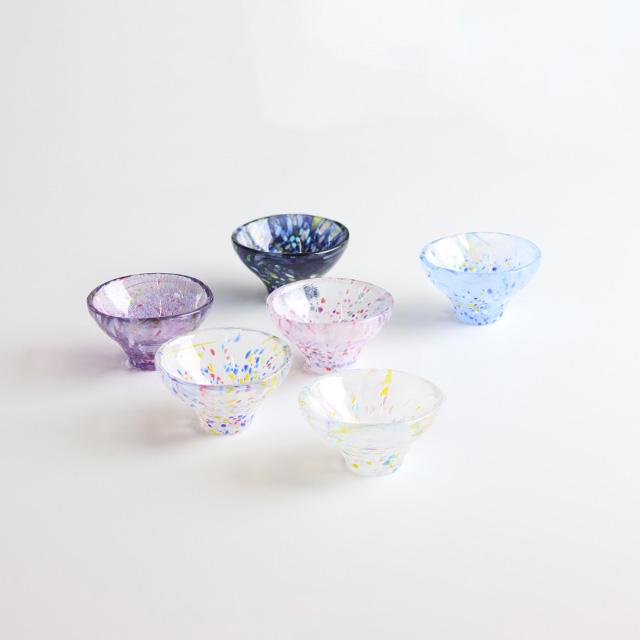 TOMICRAFT 江戸硝子 うきよ さかずきペアセット(盃 お猪口 ペア ガラス