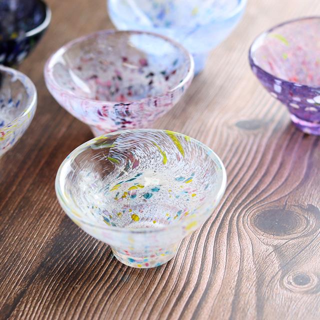 TOMICRAFT 江戸硝子 うきよ さかずきペアセット(盃 お猪口 ペア ガラス