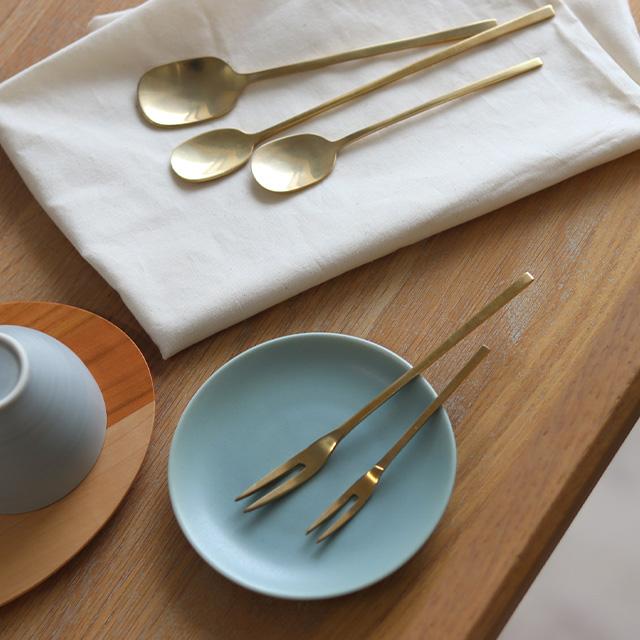 Horn Please MADE BRASS スイーツ フォーク L 303712(カトラリー