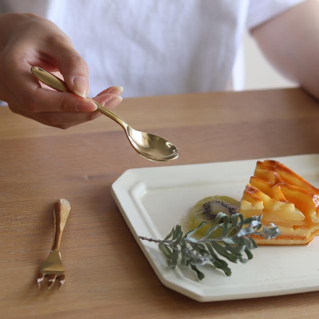 Horn Please MADE ブラス ティースプーン 305534(カトラリー おしゃれ