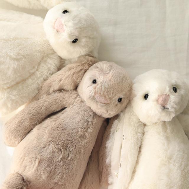 正規品　ジェリーキャット うさぎのぬいぐるみ JELLY CAT（ジェリーキャット） Jellycat Bashful Bunny バシュフル