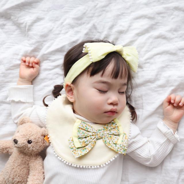 mocmof おめかし3点セット リボン 622-356601(スタイ ブルマ