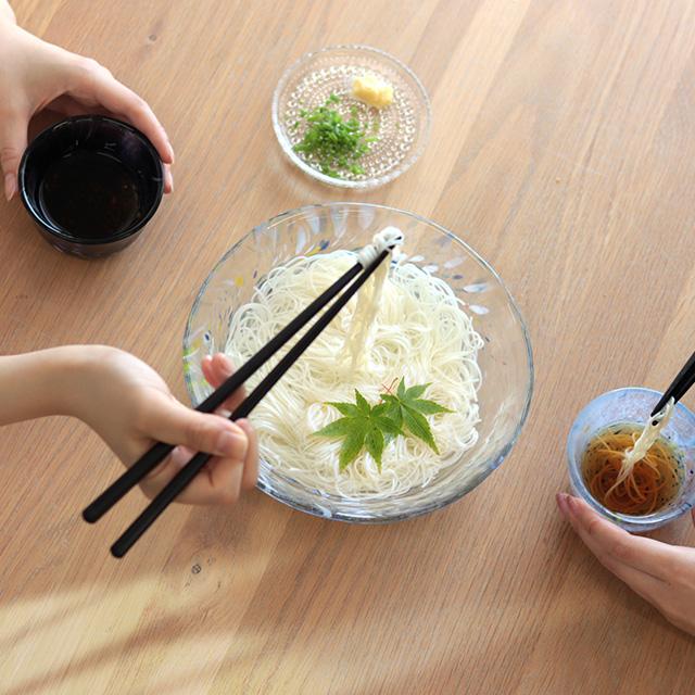 TOMICRAFT 江戸硝子 そうめん鉢(そうめん 器 食器 ガラス 素麺